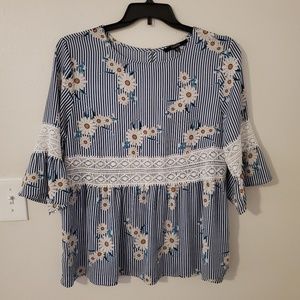 Lipslide blouse